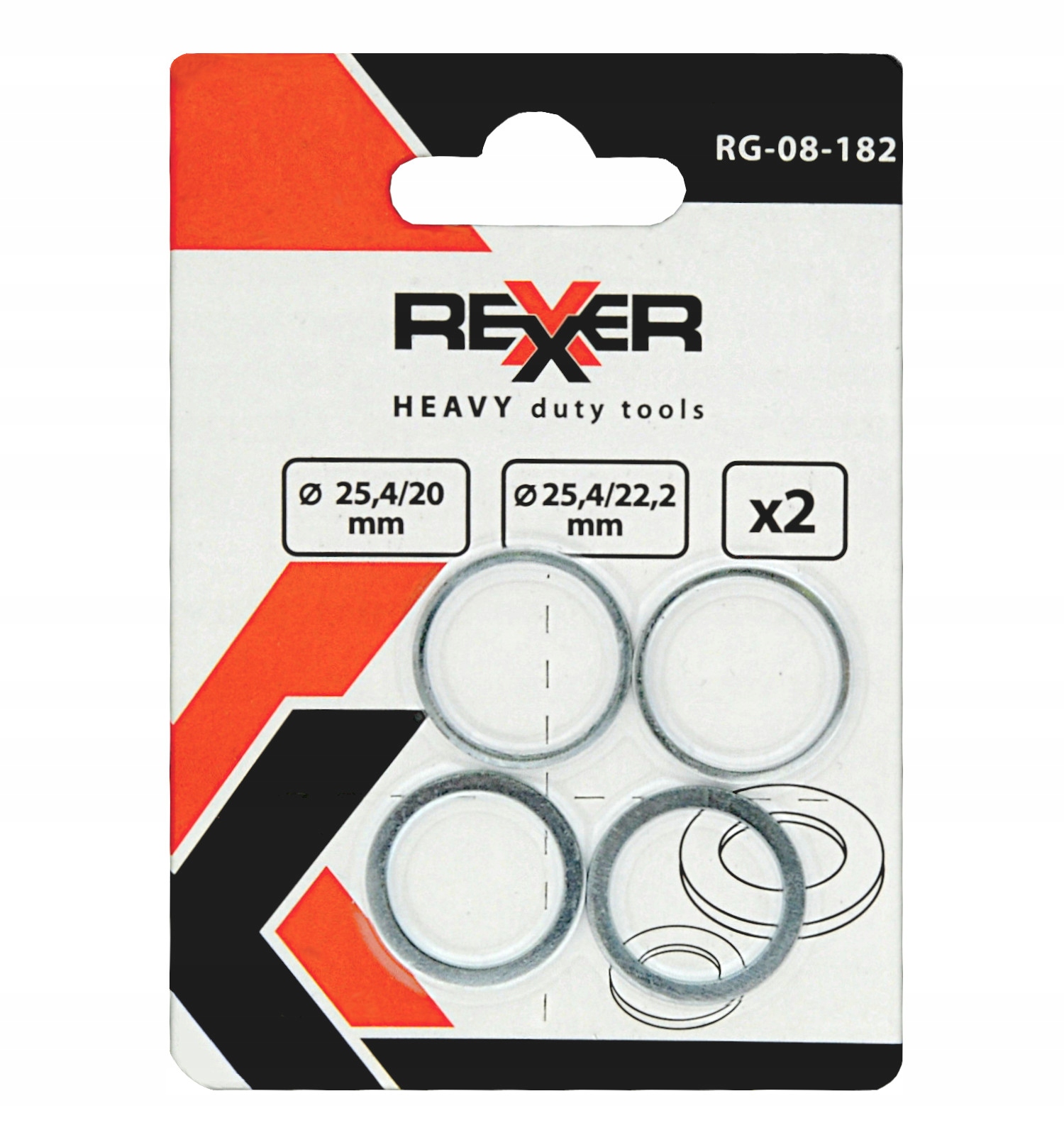 REDUKCJE DO PIŁ TARCZOWYCH 25,4/20MM 25,4MM/22,2MM