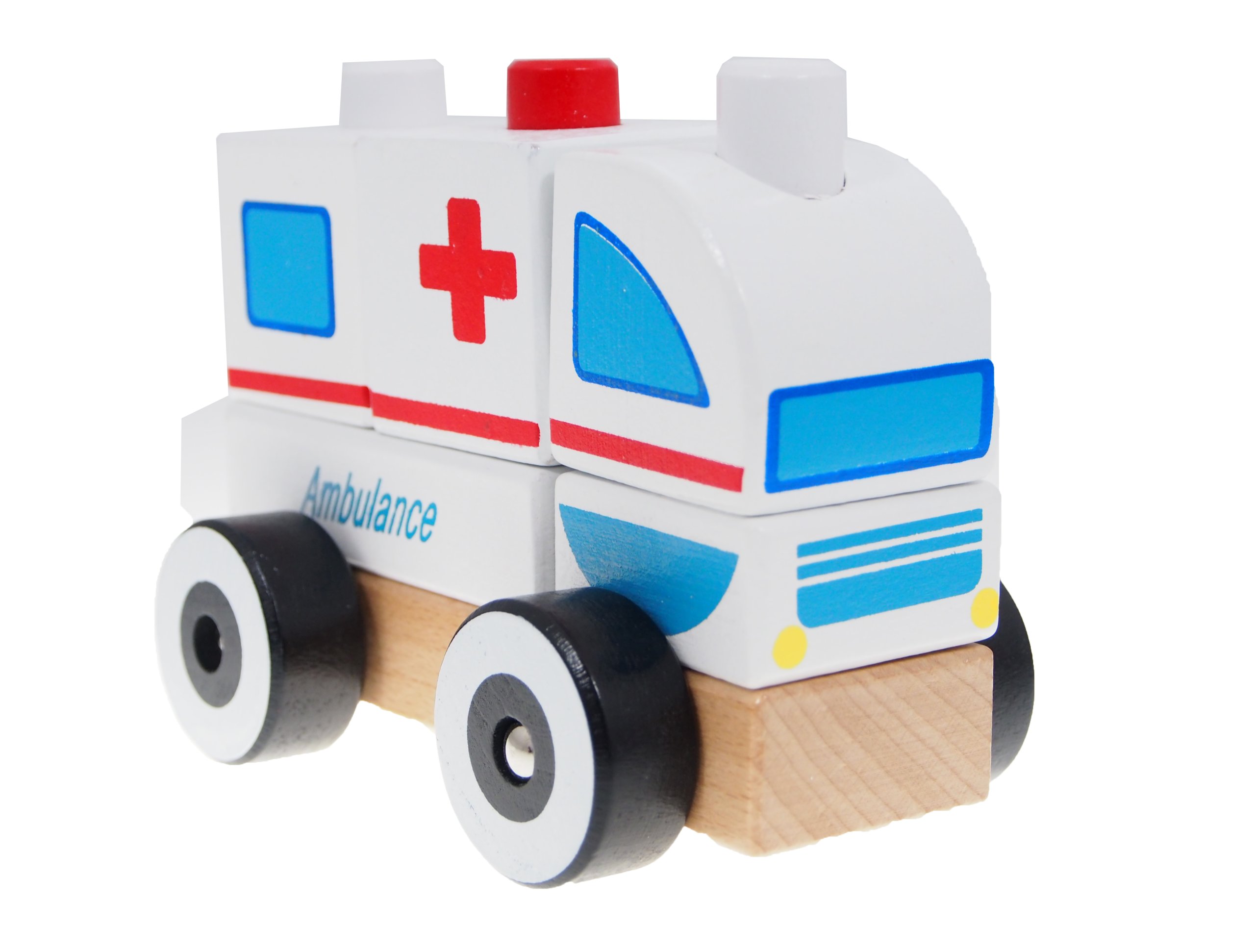 POGOTOWIE AMBULANS KARETKA ZABAWKA DREWNIANA AUTKO EAN (GTIN) 5901443054214
