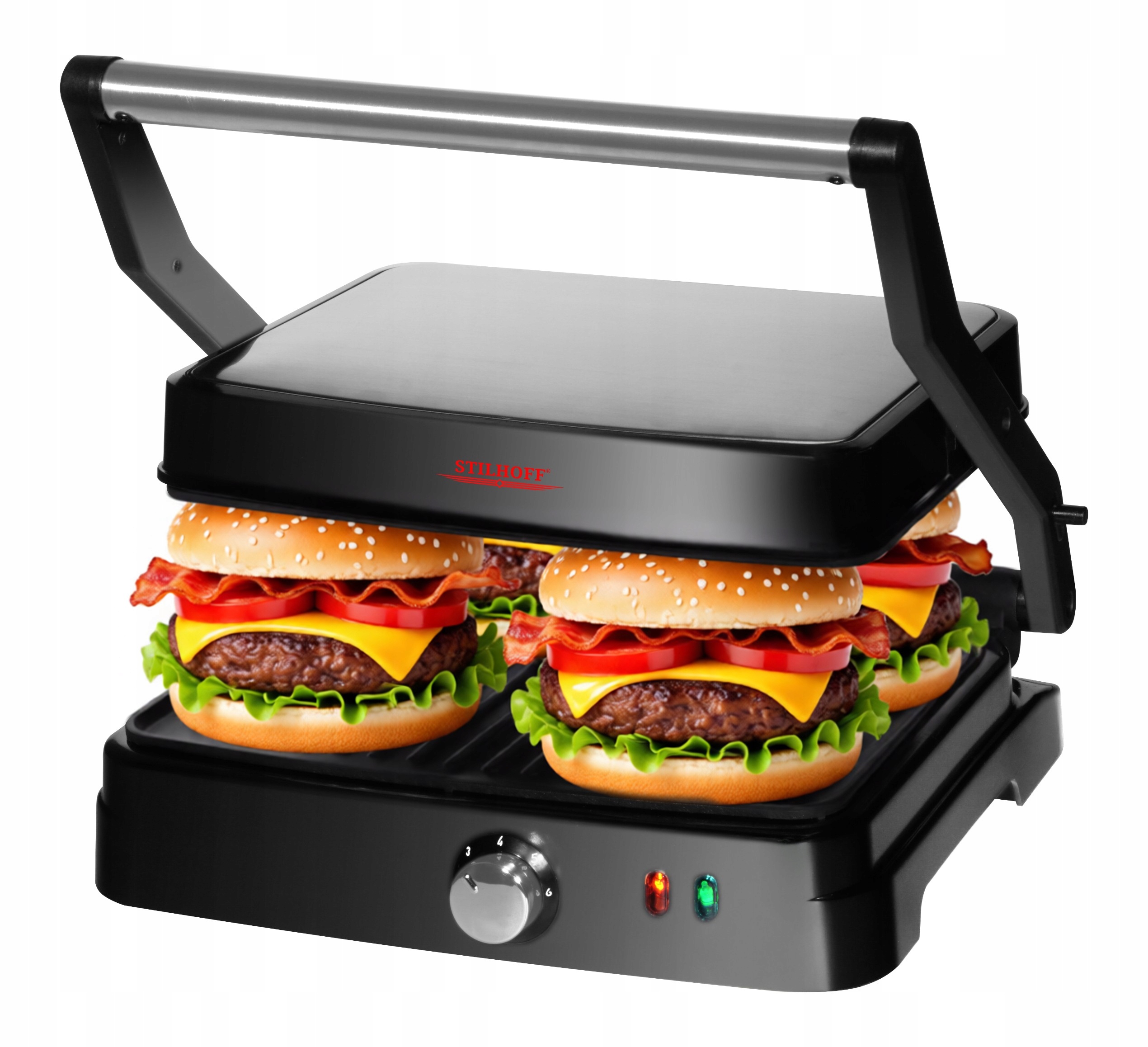 Grill elektryczny toster opiekacz do kanapek panini Stilhoff