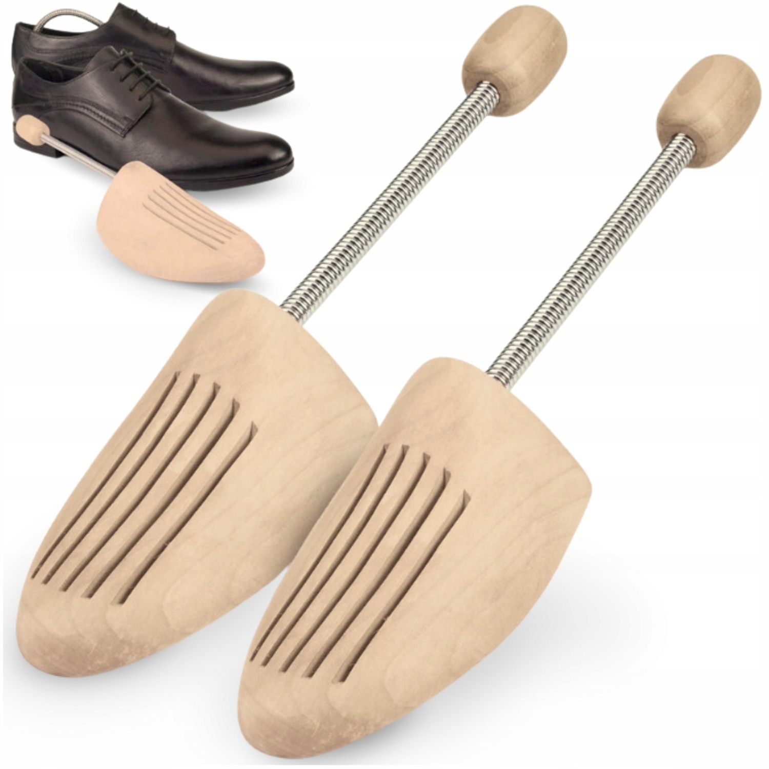 MOCNE PRAWIDŁA DREWNIANE DO ROZCIĄGANIA BUTÓW USZTYWNIACZE KOPYTA 40-41