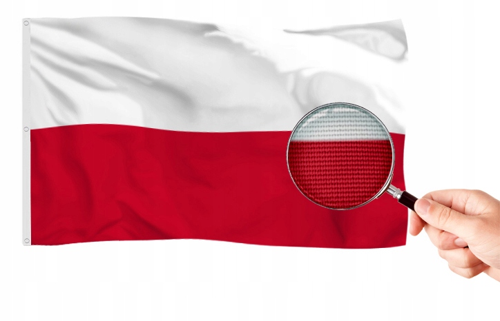 Flaga Polski Narodowa Ogromna 250x150 Polska maszt Mocny Solidny Materiał