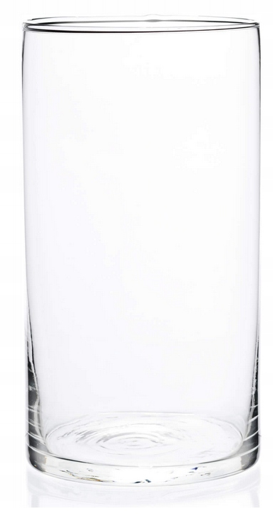

Wazon Szklany Tuba Cylinder Grube Szkło