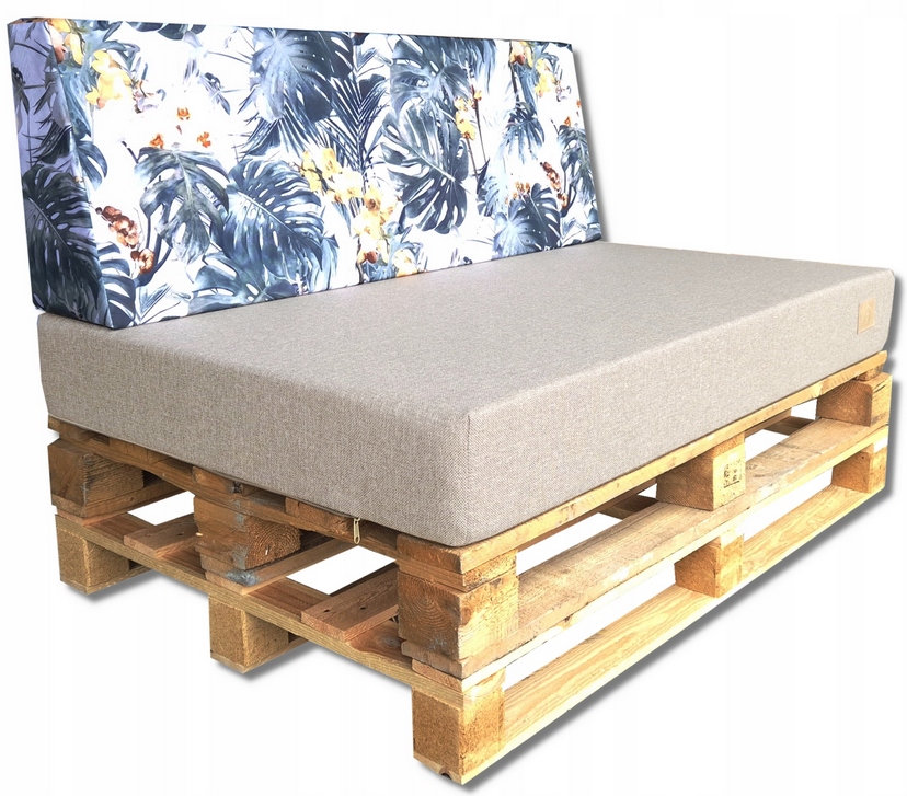 2 Polštáře na lavičku Palety Houpačka polštáře 120x80 40 klínů