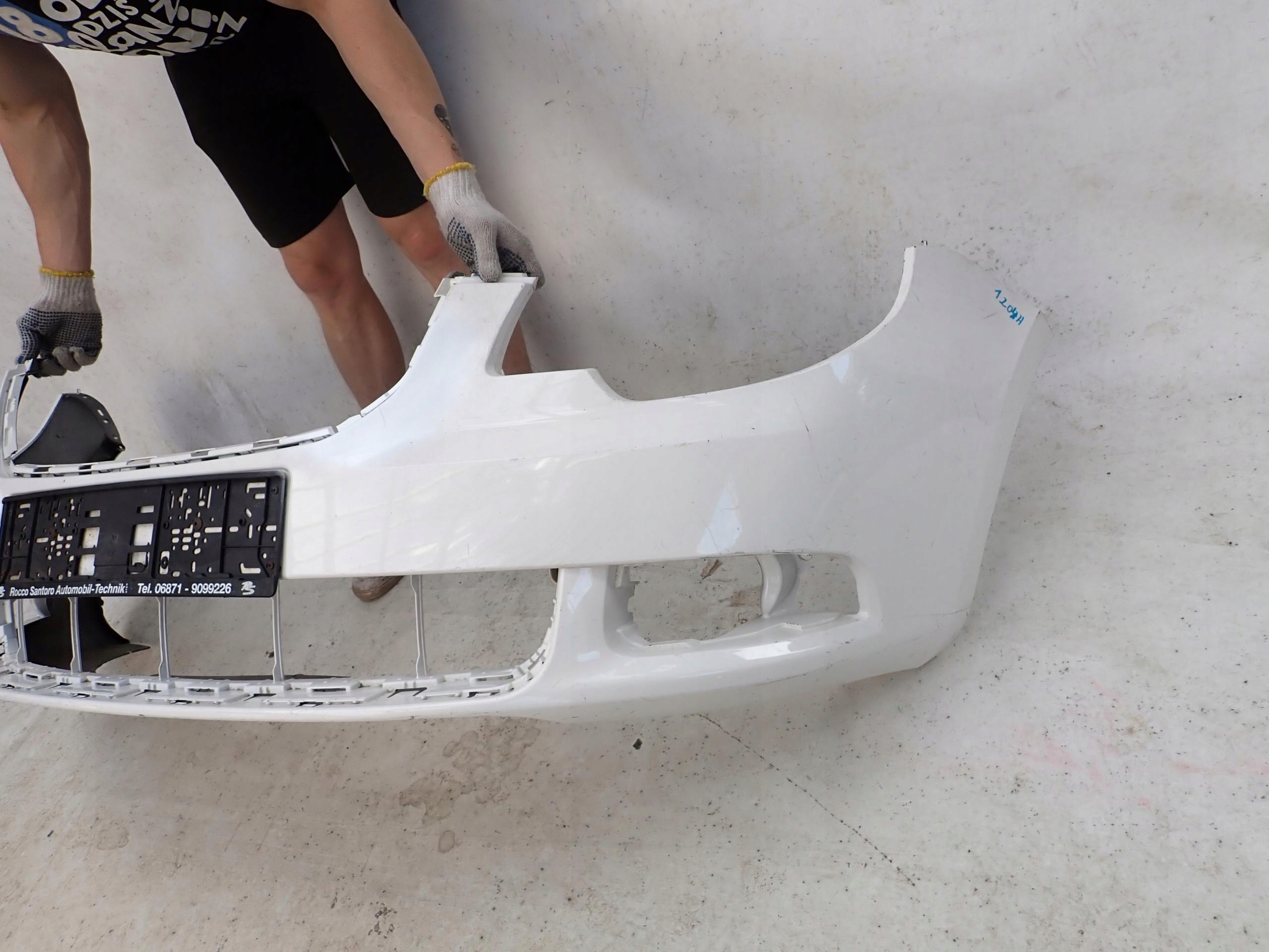 SKODA SUPERB II 08- bumper front front