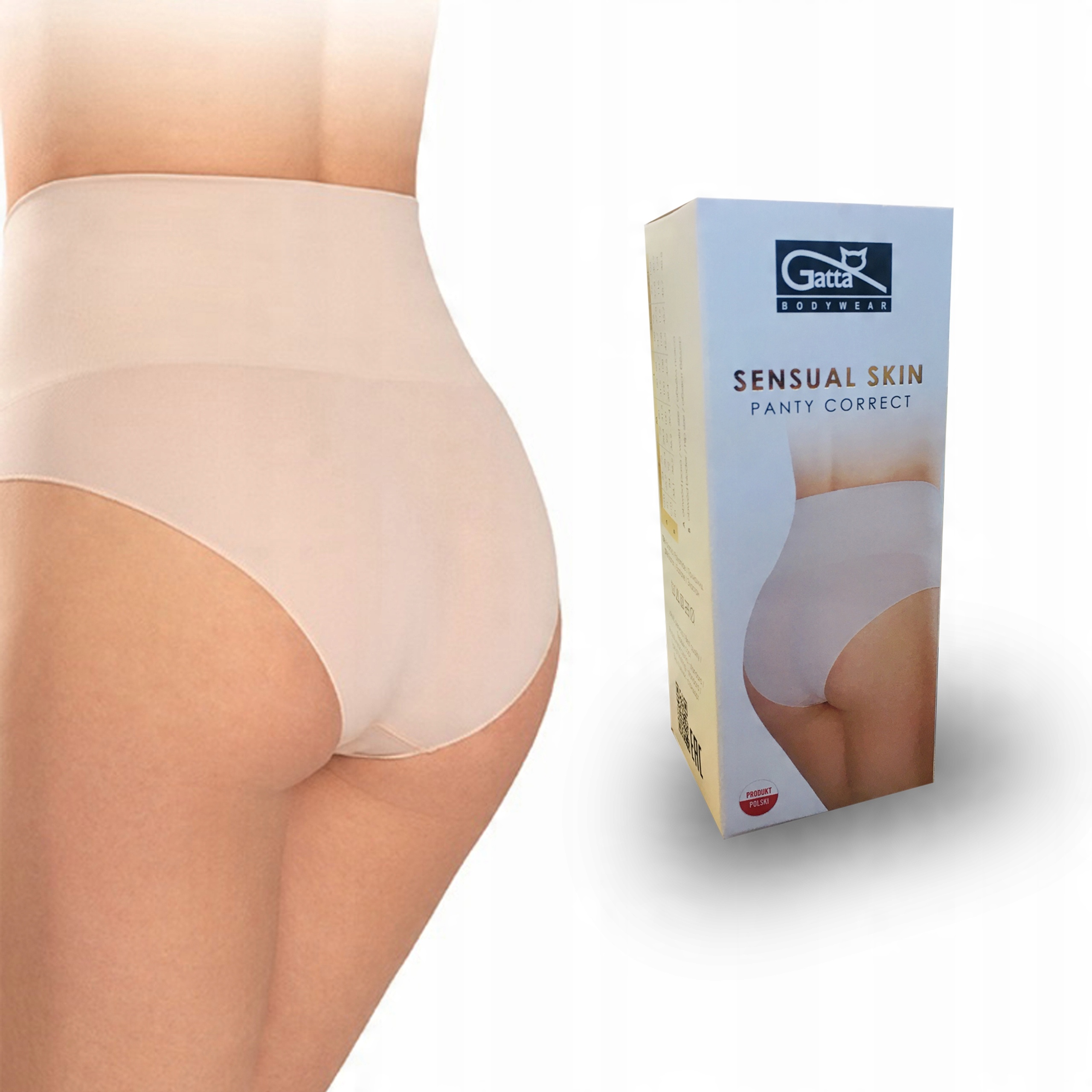 

Majtki bezszwowe Gatta Panty Sensual, nude, XL