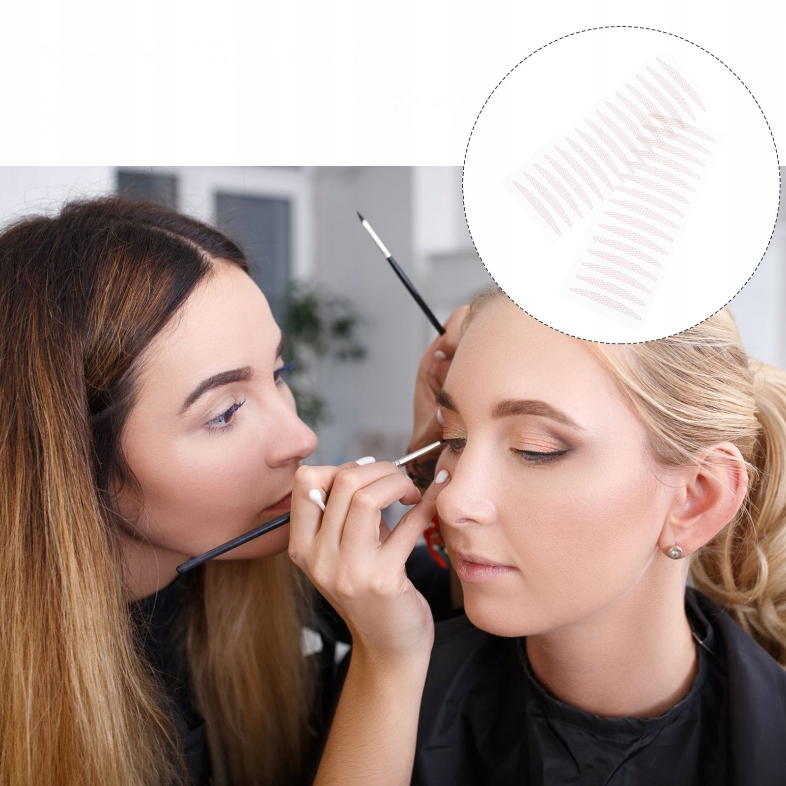 PRZEZROCZYSTE PASKI NA POWIEKI NIEWIDOCZNE NAKLEJKI Marka bez marki