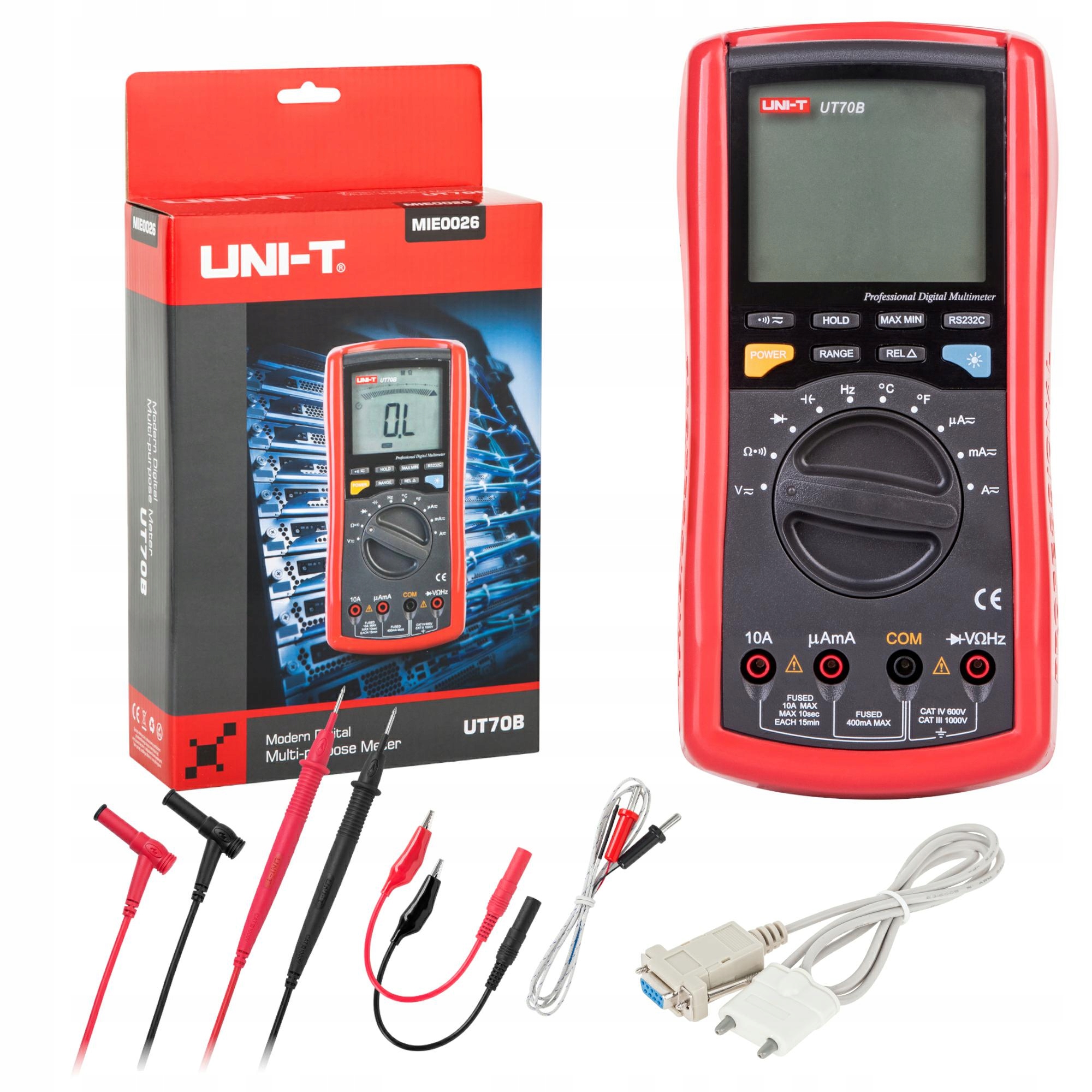 

Miernik uniwersalny multimetr cyfrowy Uni-t Ut 70B