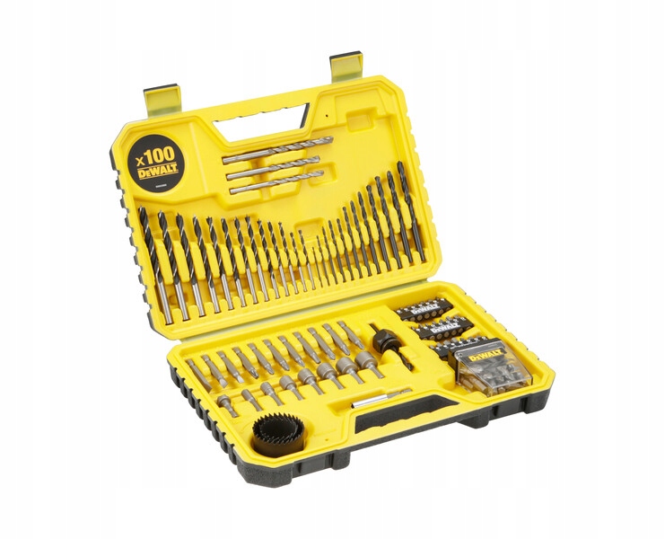 

Dewalt Zestaw Bitów Wierteł Nasadek 100SZT DT71563