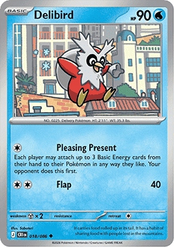 Chaos Rising Reverse 018/086 Delibird