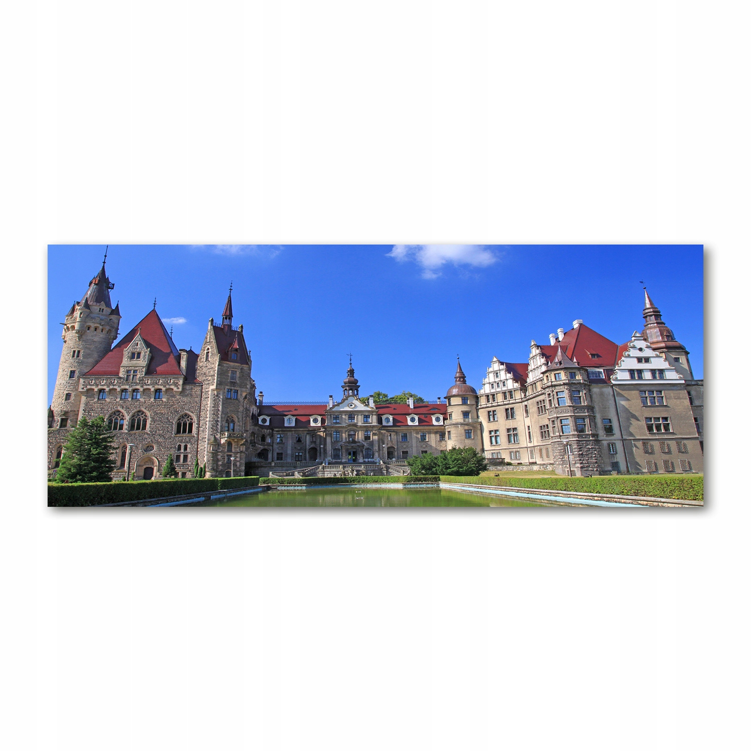 

Foto obraz szkło akryl Zamek Moszna Polska 125x50