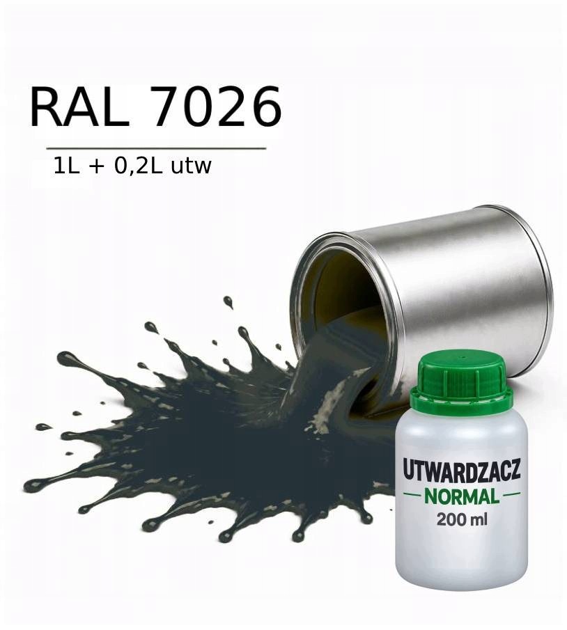Valspar Ral 7026 Barva Dtm Základní Nátěr Polyuretanová 2K Pololesk 1L Utw
