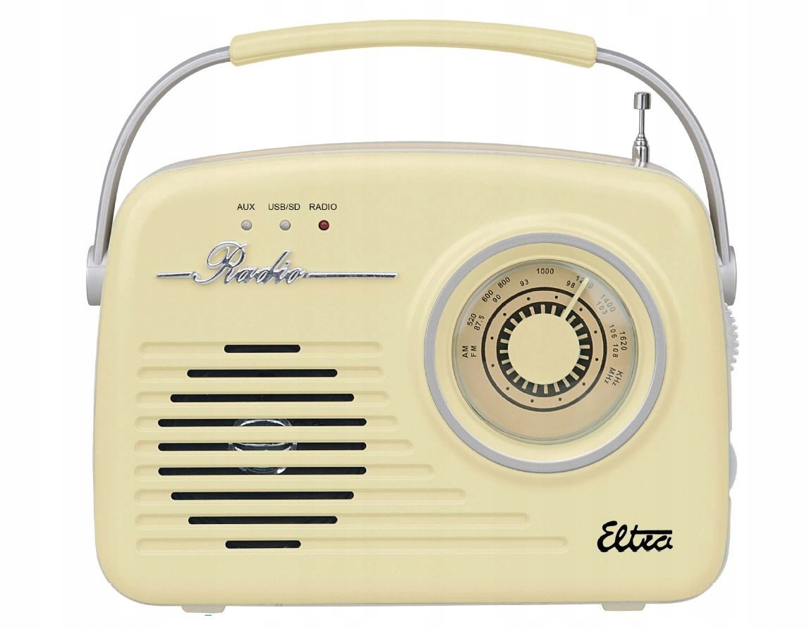 Eltra Rádio Luiza Retro SP-11 MP3 Usb Sd Vanilkové