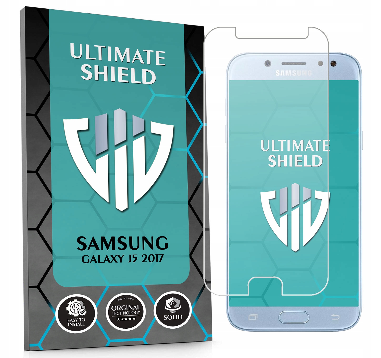 Sklo 3x Displej 7x Fotoaparát Rychlý Objektiv Pro Samsung Galaxy J5 2017