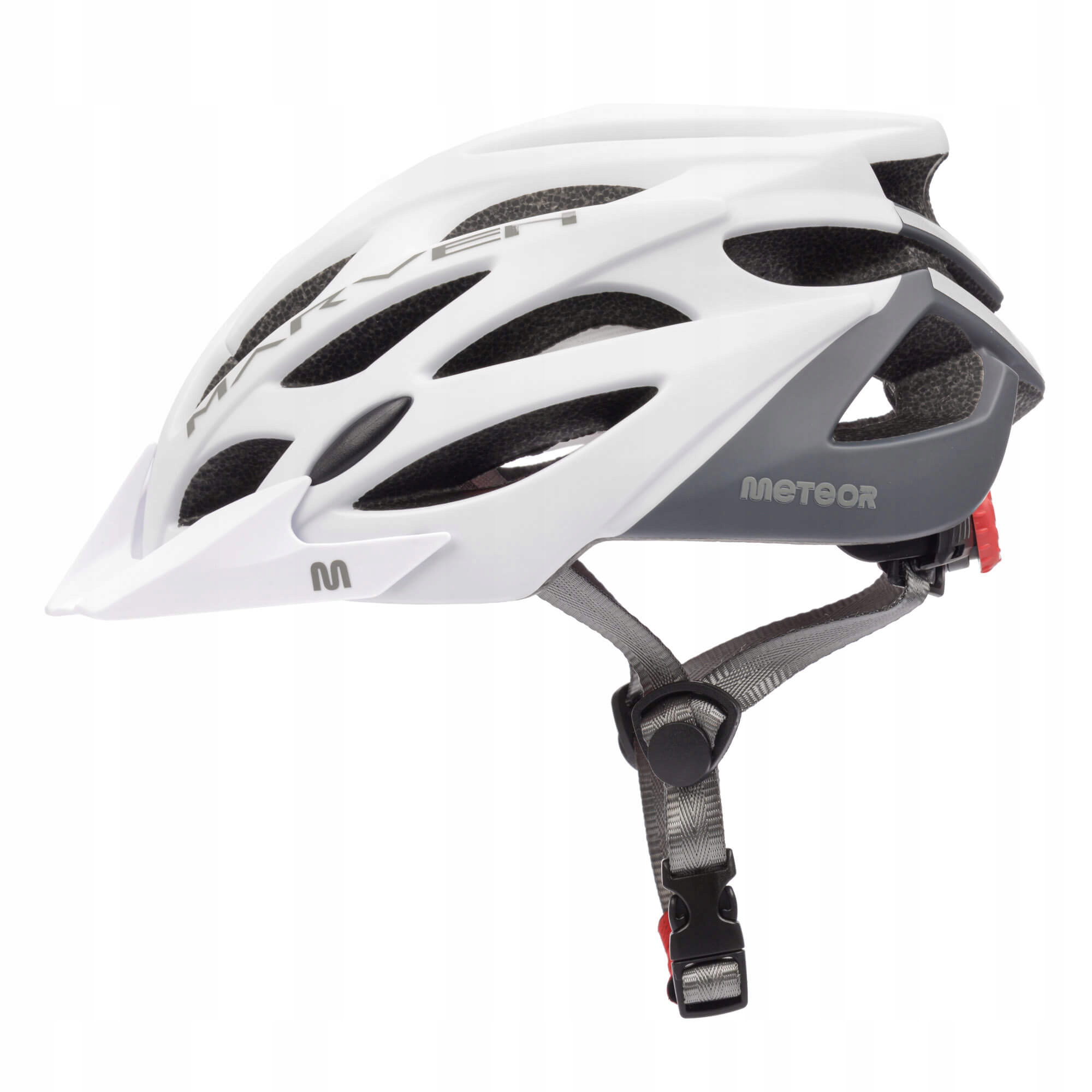 Kask Rowerowy Regulowany Meteor Marven M 55-58cm siatka otwory wentylacyjne