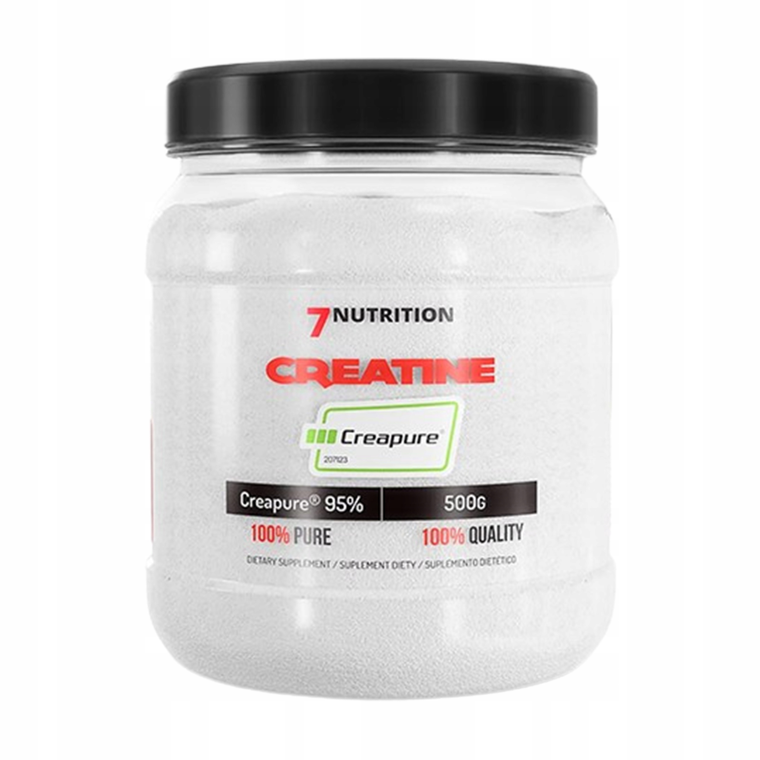 Kreatin Monohydrát 7NUTRITION Creapure 500 g Síla Masa Creapure