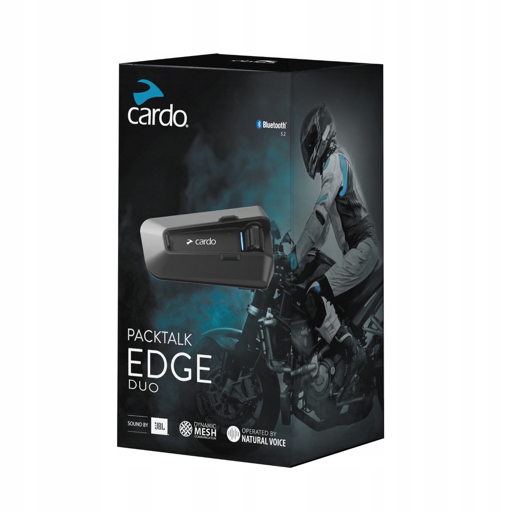 Motocyklový Interkom Cardo Packtalk Edge Duo Reproduktory Jbl Sada Pre 2 Prilby