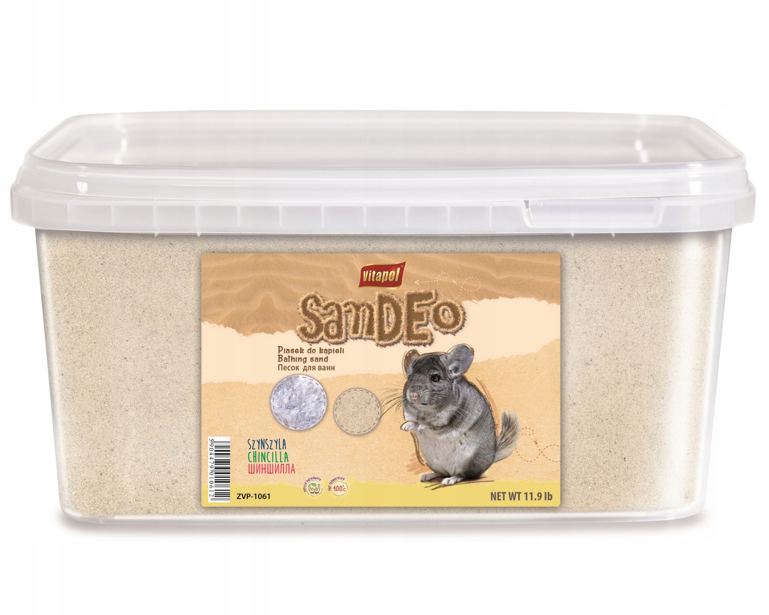 Vitapol PIASEK dla szynszyli PYŁ Sandeo 5,1kg-3l.
