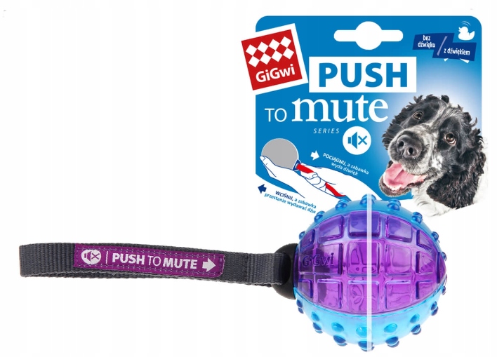 

Zabawka piszcząca dla psa GiGwi z dzwiękiem On/Off