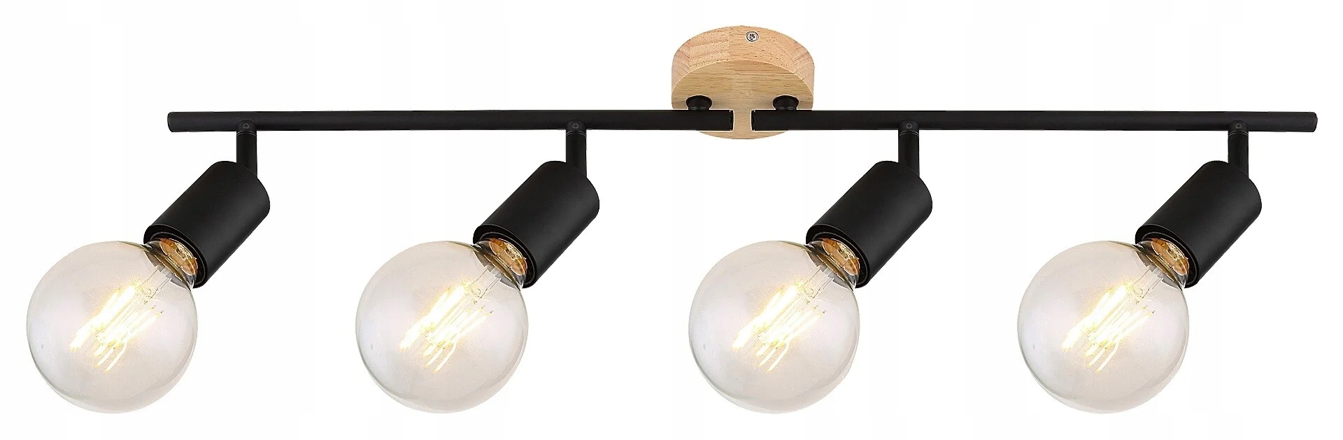 Rabalux Pablo Osvětlovací lišta 4x40W černá Matná E27 (3979)