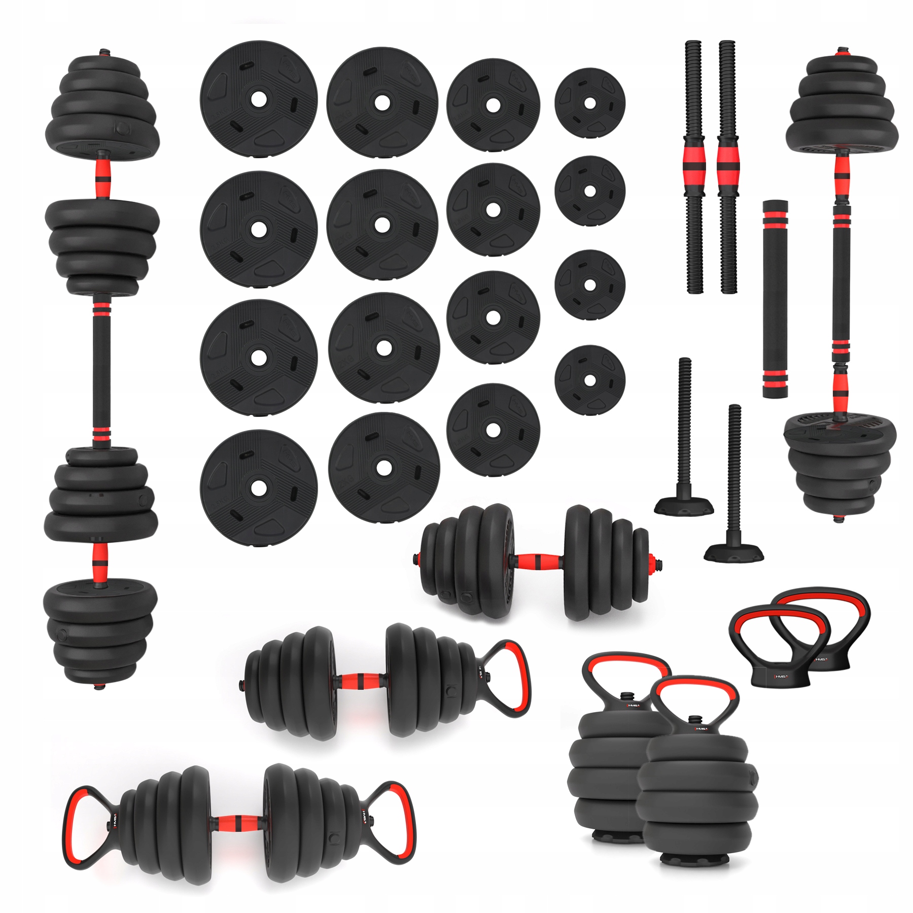 Zestaw Ciężarów 30kg HMS SGN130 PRO SET 6W1 OUTLET