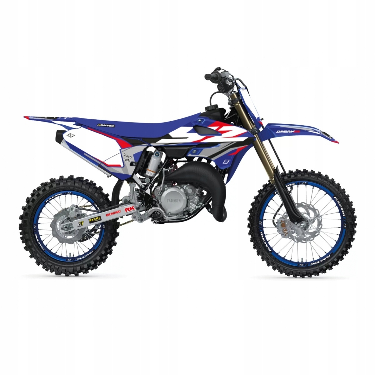 Blackbird Sada Nálepiek (oklein) Yamaha Yz 85 '22-'24 Dream 5 Farba Modrá
