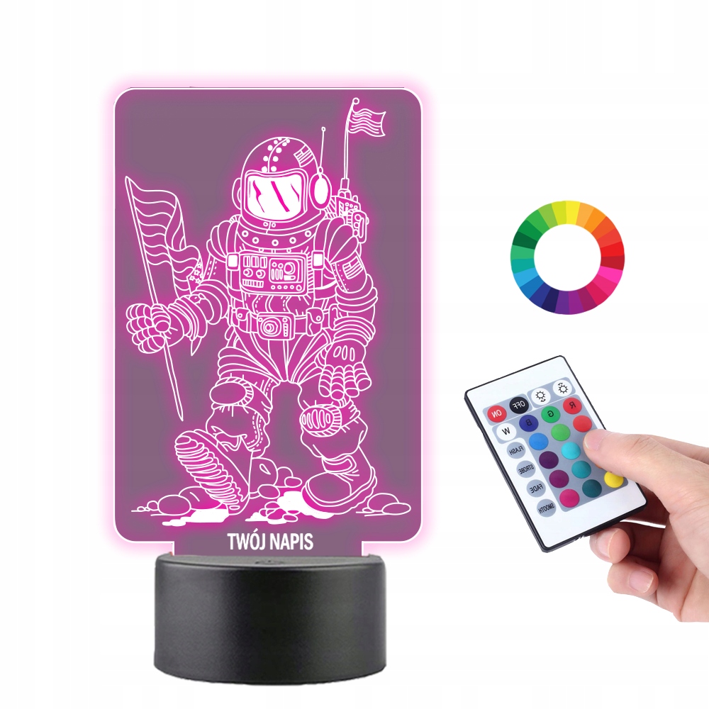 Lampka na Biurko Statuetka Astronauta PLEXIDO