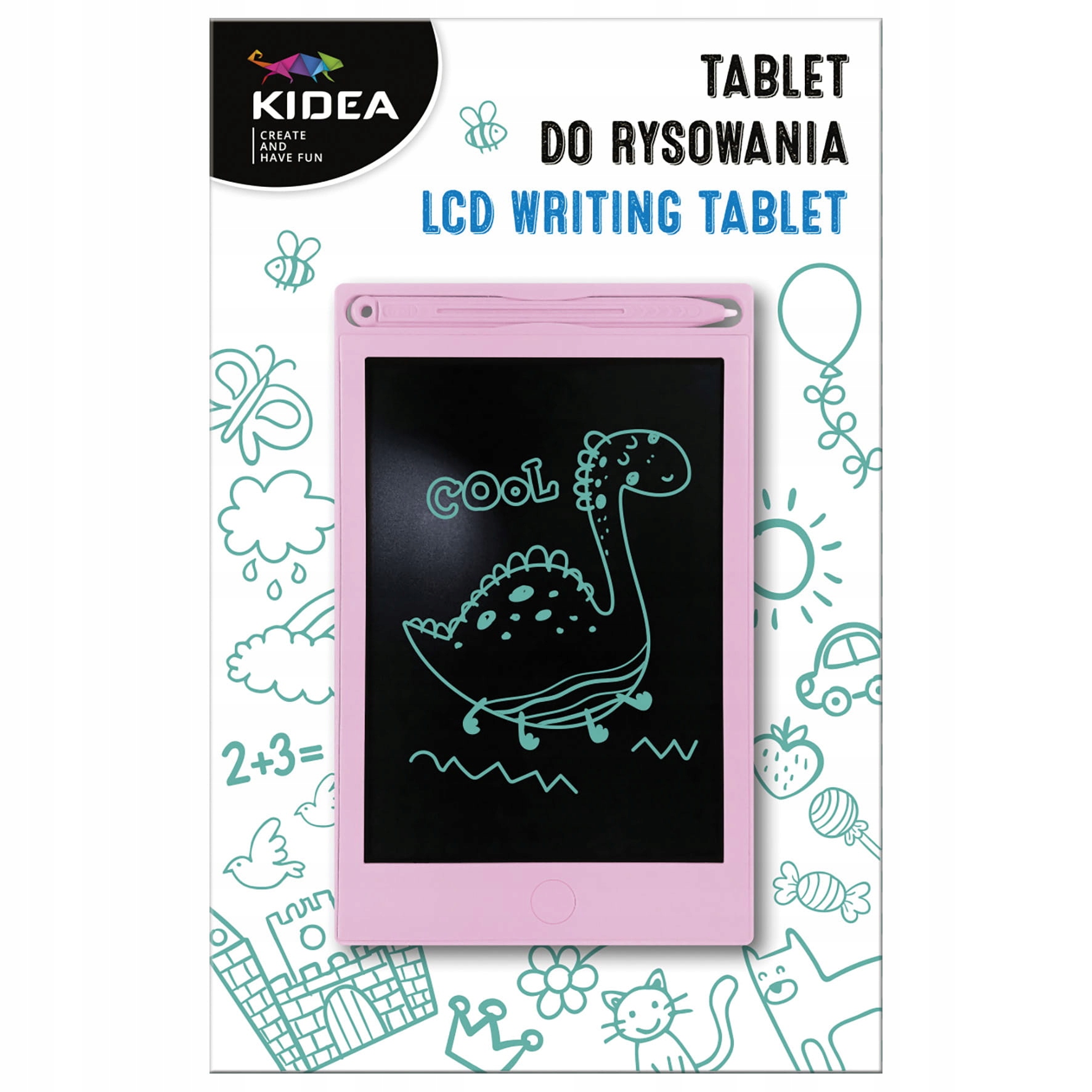 

Znikopis Tablet Do Rysowania Kidea Różowy