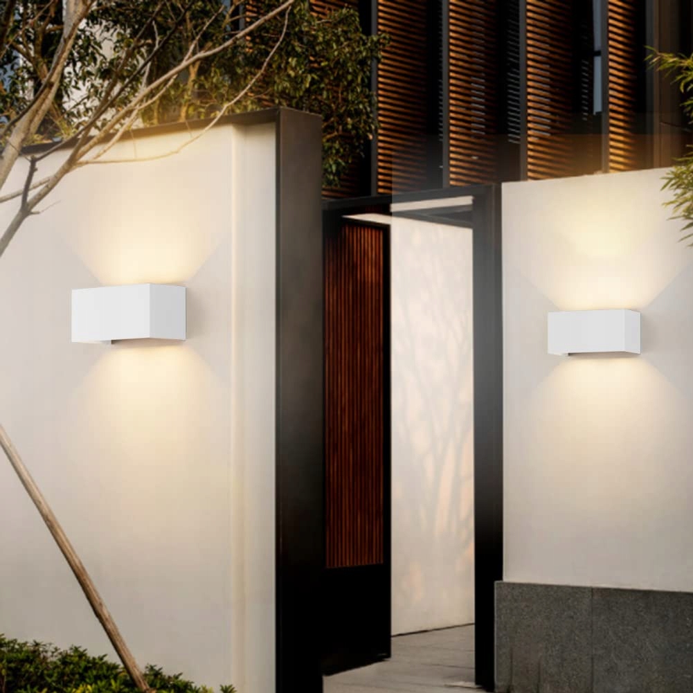 KLIGHTEN 24W LED Lampa Ścienna Wewnętrzna Zewnętrzna IP65 Ciepła Biała — miniatura 8