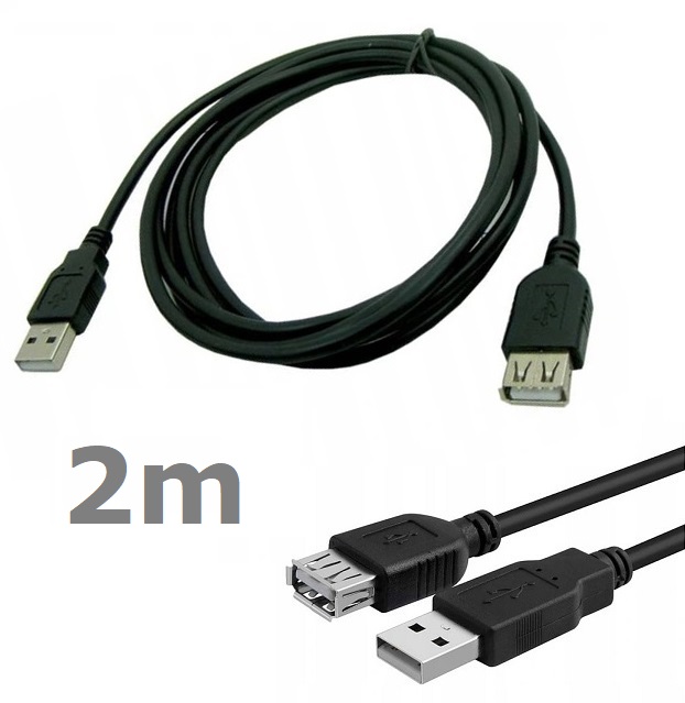 Kabel przedłużacz AM-AF przedłużka portu USB 2m Marka Aptel