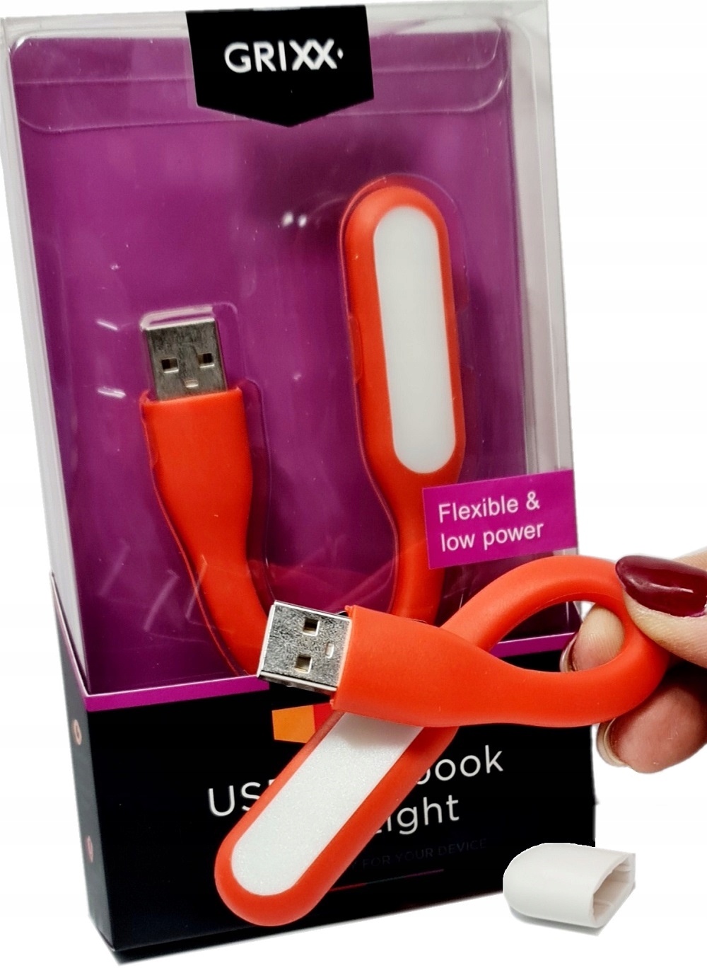 

Lampka Usb Led Mocna Silikonowa Do Power Bank Pc