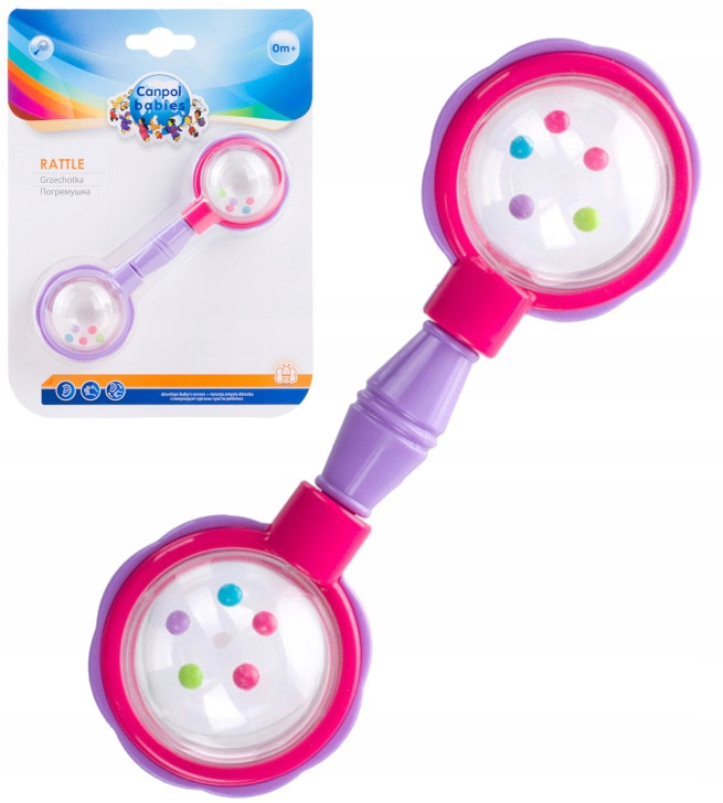 

Canpol Babies Zabawka Grzechotka Sztanga Różowa