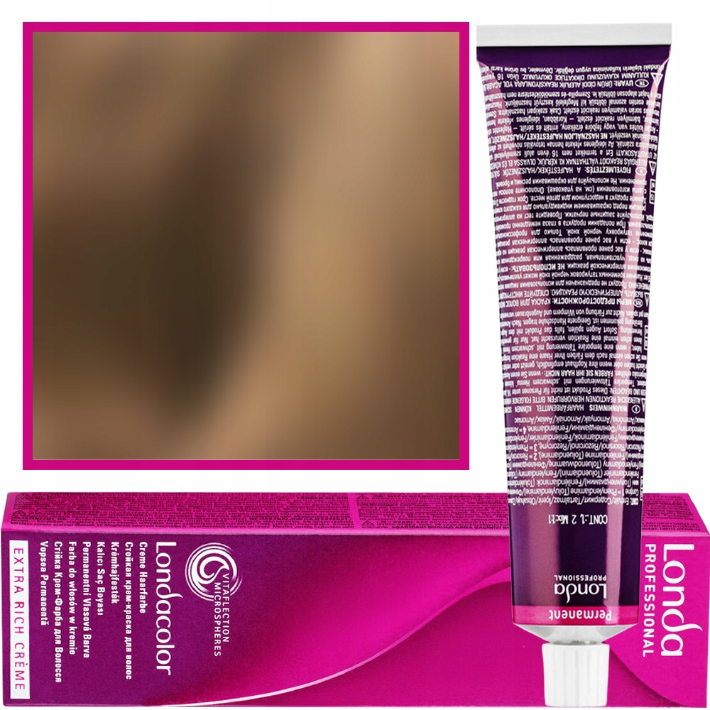 

Londa farba 8/07 Naturalnie brązowy jasny blond