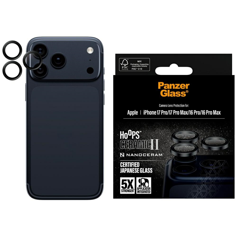 Szkło ceramiczne PanzerGlass Hoops Ceramic II obiektyw iPhone 17Pro/16Pro