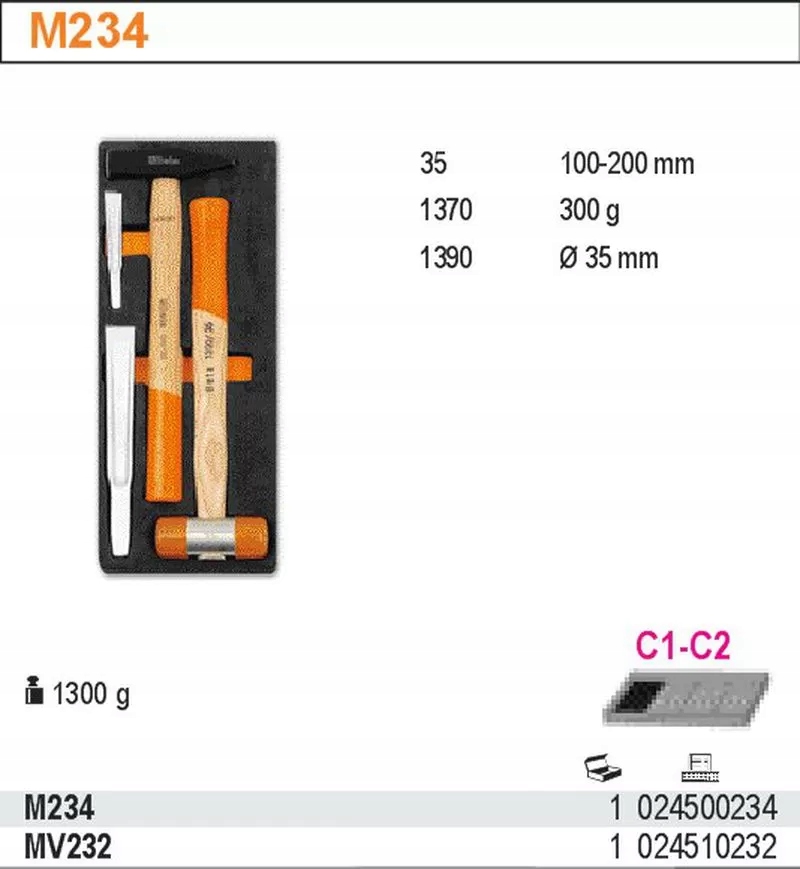 Wkład profilowany miękki z zestawem 4 narzędzi Marka Beta
