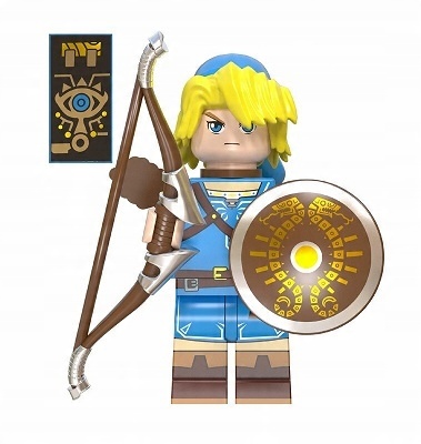 

klocki Zelda figurka Link łuk tarcza
