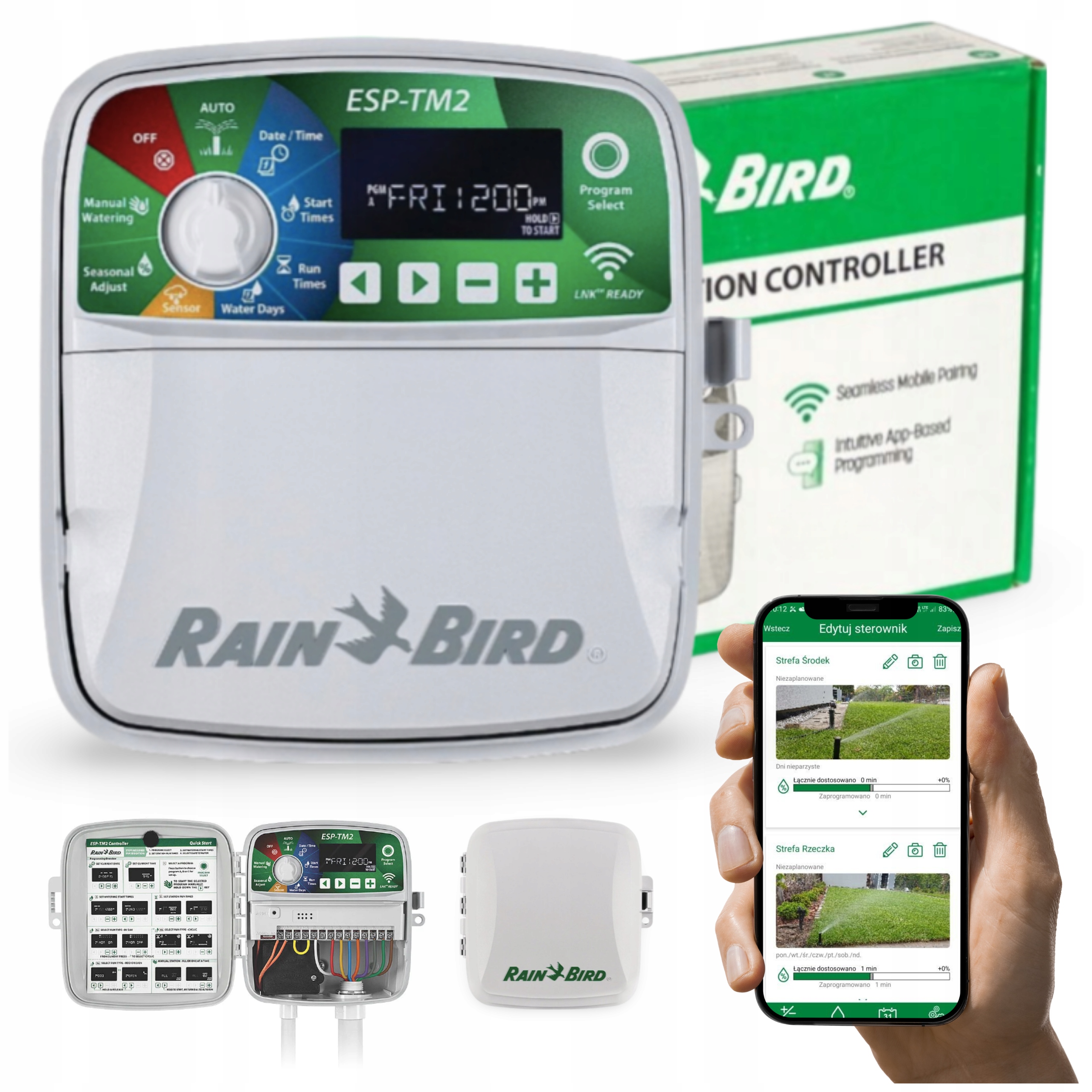 Ovládač Na Zavlažovanie 12 Sekcií ESP-TM2 12 Externá Rain Bird Zew.