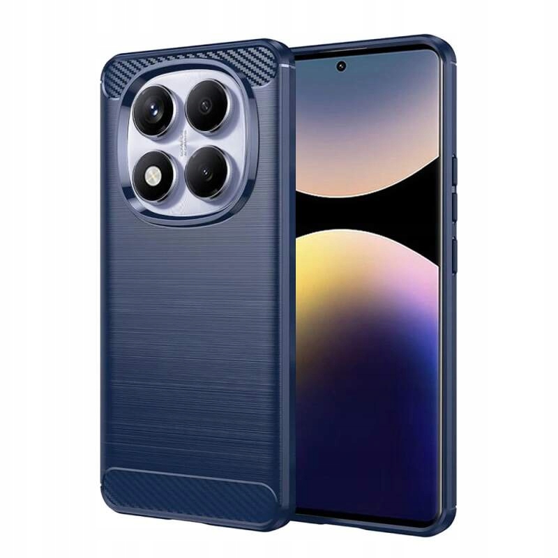 Techsuit Silicone etui do Xiaomi Redmi Note 14 Pro 4G Poco F7 Niebieski