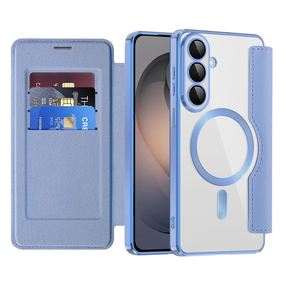 Techsuit Case Etui typu książkowego Samsung Galaxy S26 jasnoniebieskie