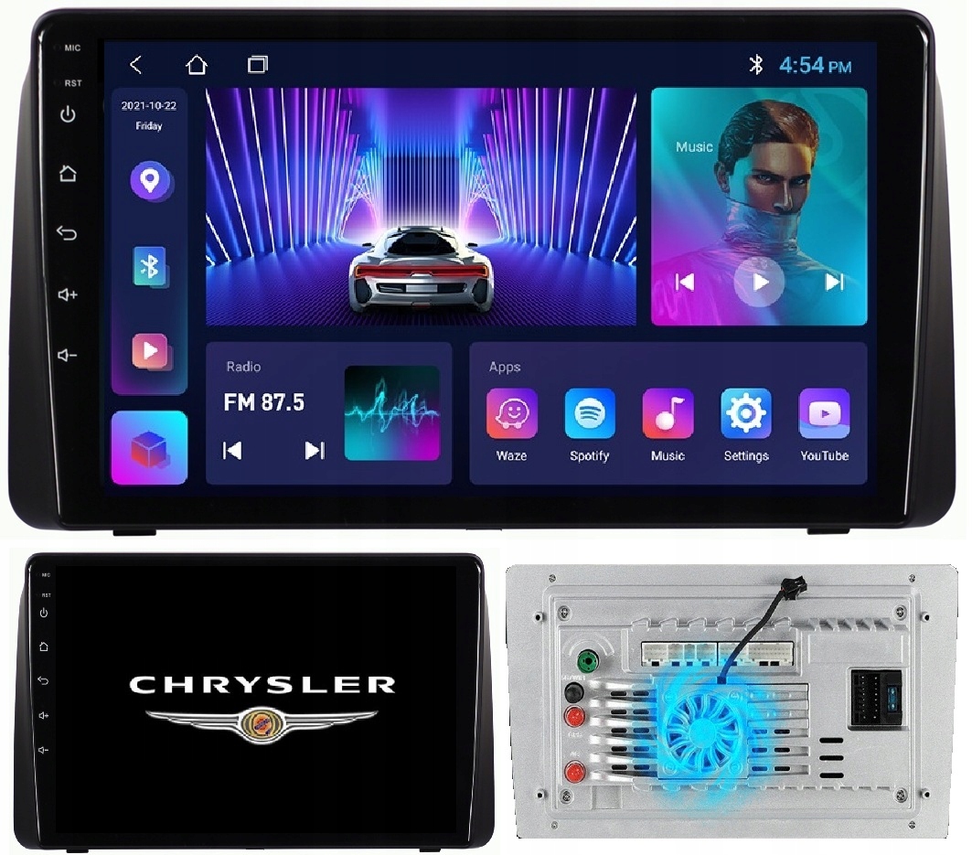 Radio Nawigacja Android Chrysler Town And Country +kamera+wentylator 2/64