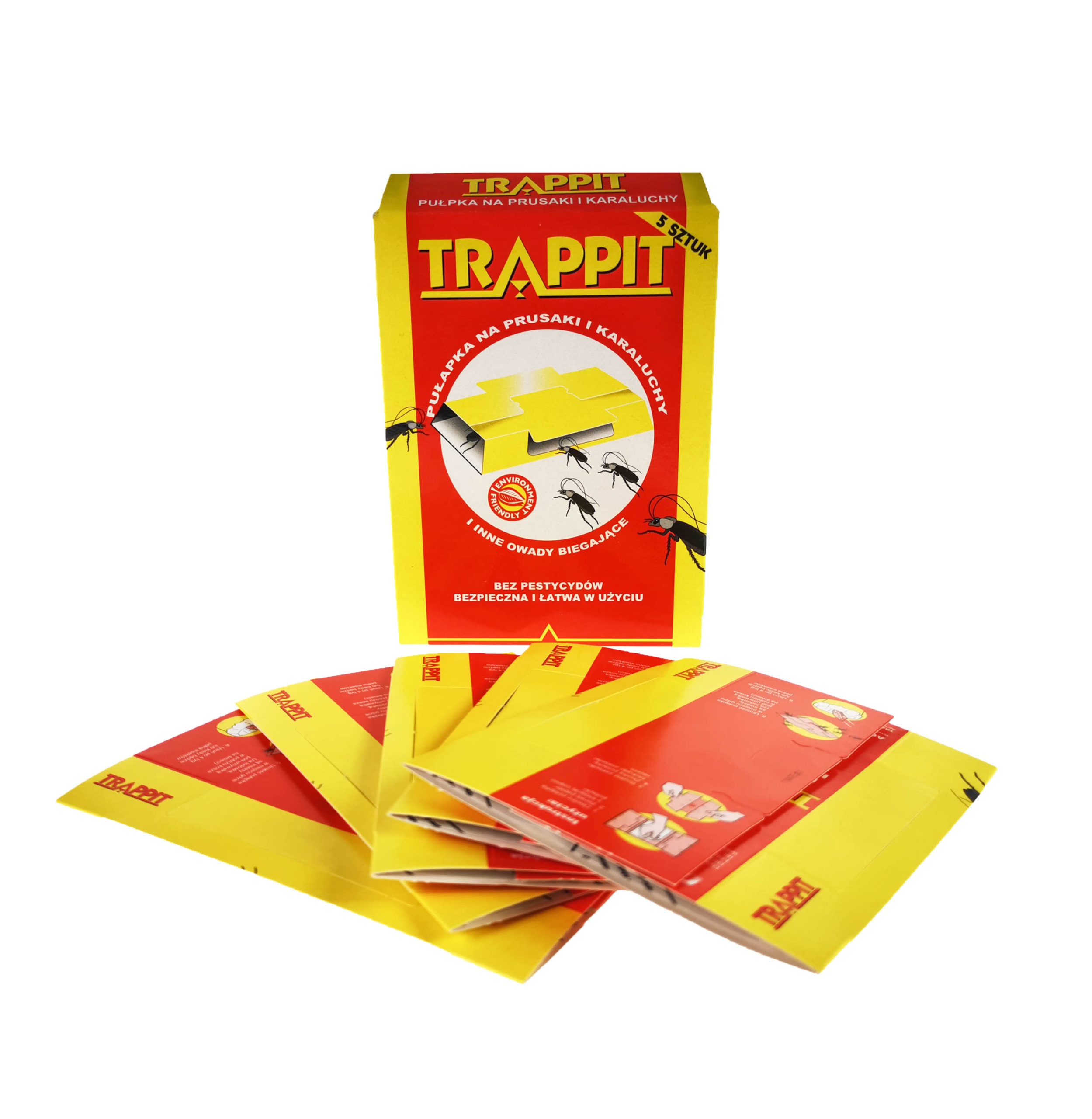 

5x Pułapka Lepowa Lep Na Karaluchy Prusaki Trappit