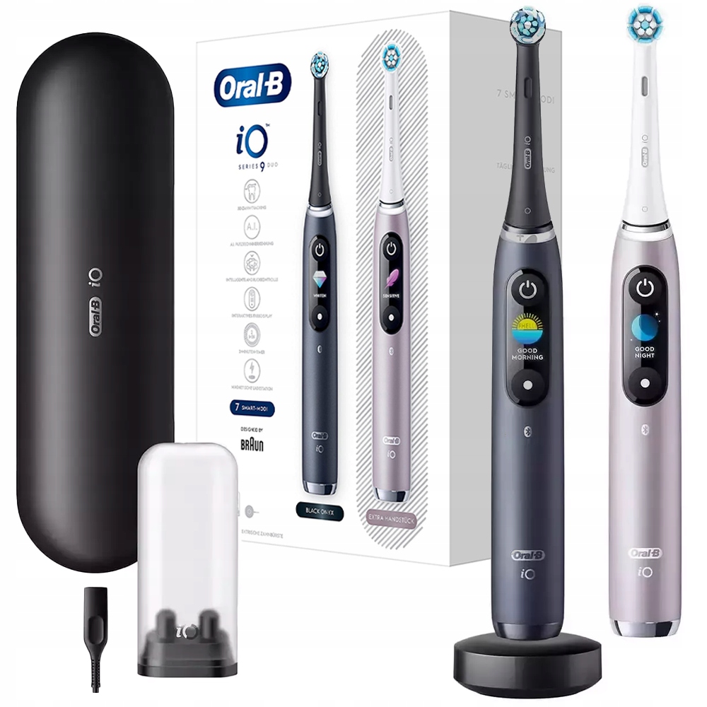 ORAL-B IO  9 DVOJPÁK MAGNETICKÁ KEFKA BLACK ONYX ROSE QUARTZ