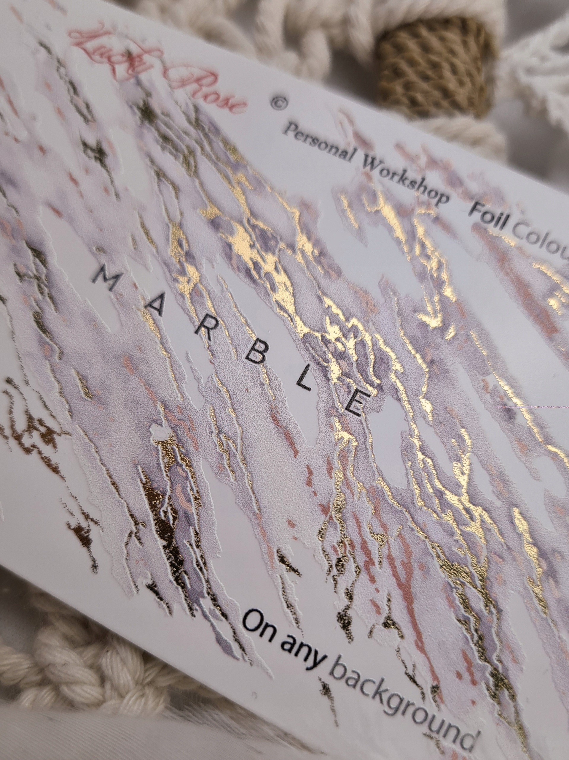 NAKLEJKI NA PAZNOKCIE LUCKY ROSE FOLIA C.GOLD-35 Marka inna marka