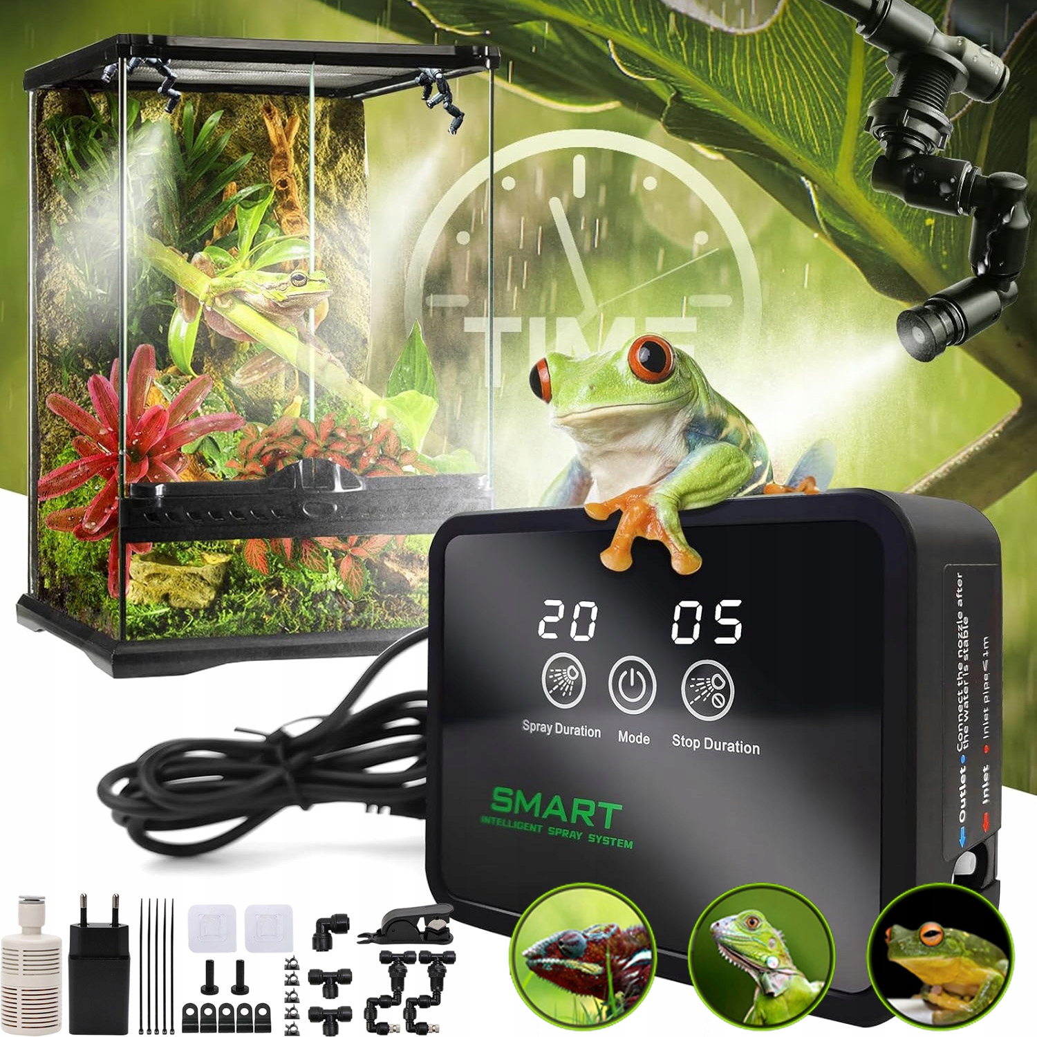 Levně Systém Mlhy Smart Systém Inteligentní Stříkací Systém Pro Plazy A Obojživelníky
