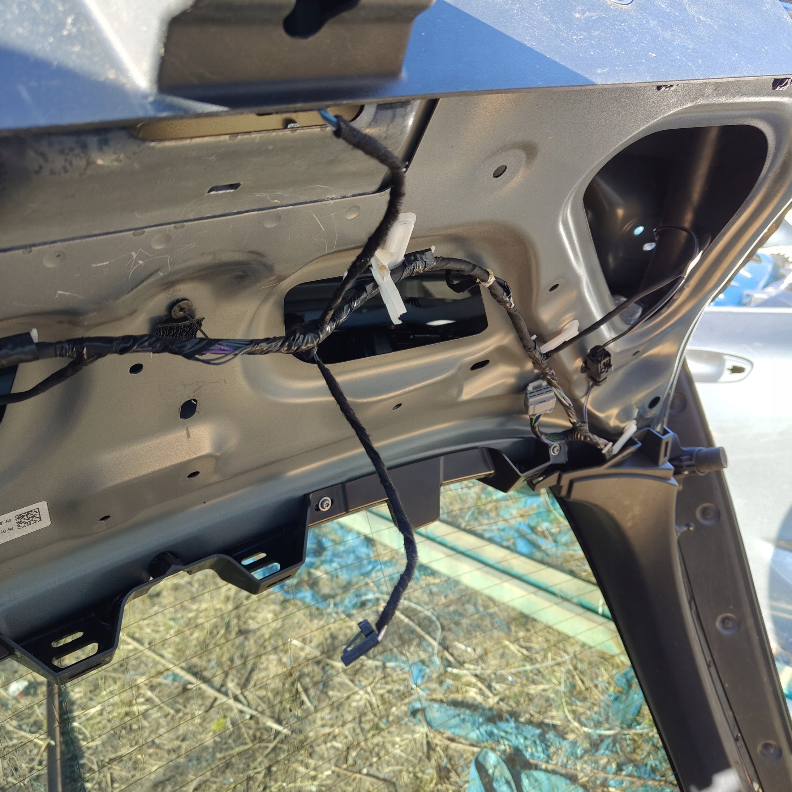 trunk door boot rear rear part TESLA MODEL X window LOTKA