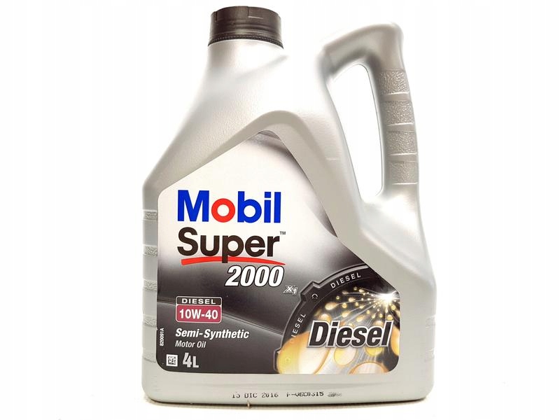

Mobil 2000 X1 10W40 Diesel Acea A3/B3 4L
