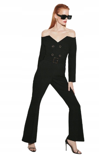 Karen Millen Elegantní Kombinéza Černá 38 Mwc