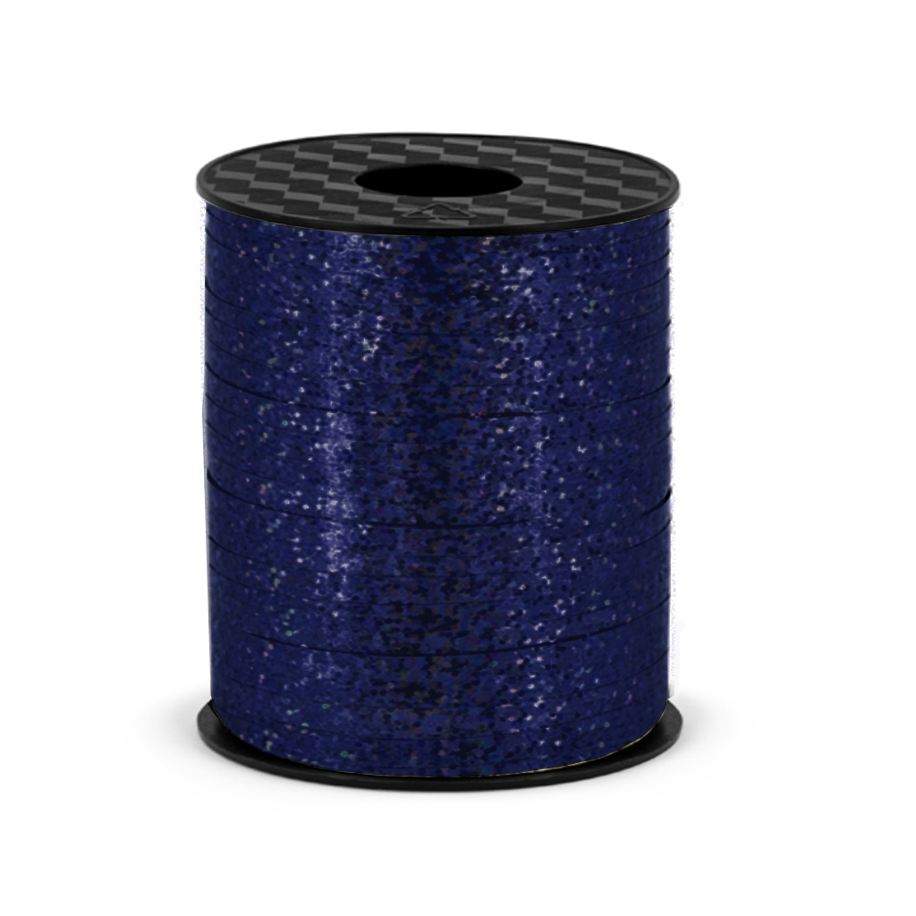 

Wstążka Do Balonów Czarna Holograficzna 250m