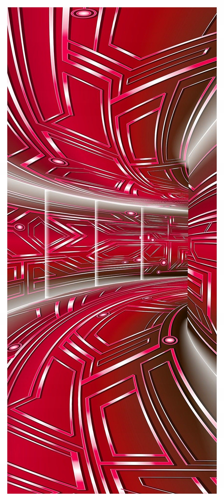 Fototapeta Tunel abstrakce geometrie iluze moderní 91x211 lepidlo
