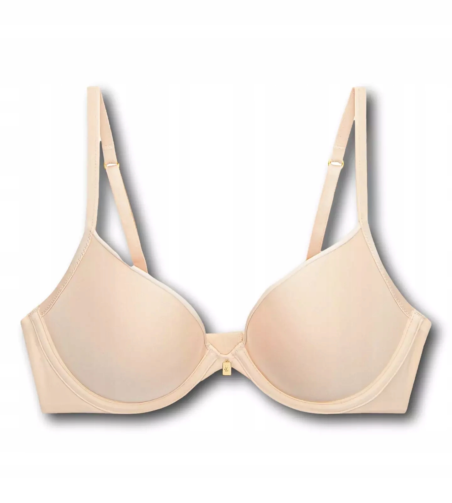 Biustonosz Triumph beżowy Body Make-Up Essentials WHU push-up miękki z fisz