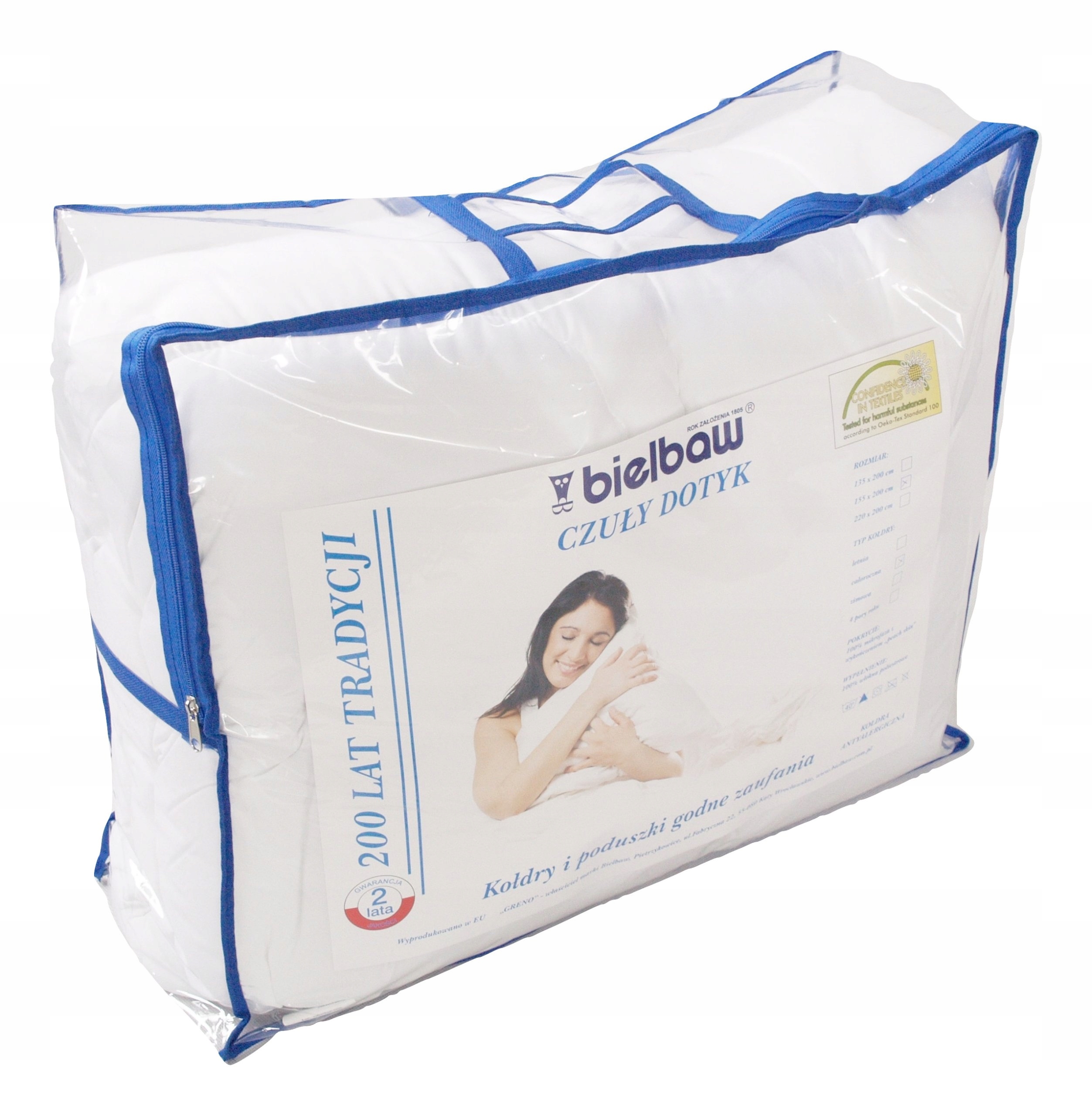 Kołdra Czuły Dotyk całoroczna 155x200 Bielbaw Gren